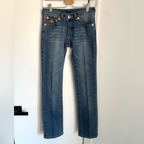 Women’s True Religion Jeans Straight Leg Size 28 - Picture 5 of 6